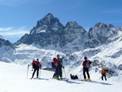 Grand Tour du Viso en ski de randonnée, Piémont