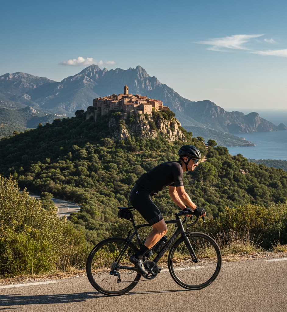 Traversée de la Corse à vélo, Bastia-Ajaccio