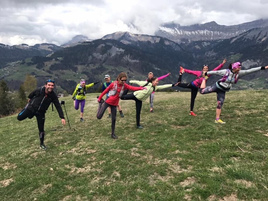 Stage trail et yoga, Chamonix