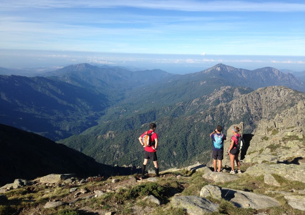 GR20 en trail, Corse